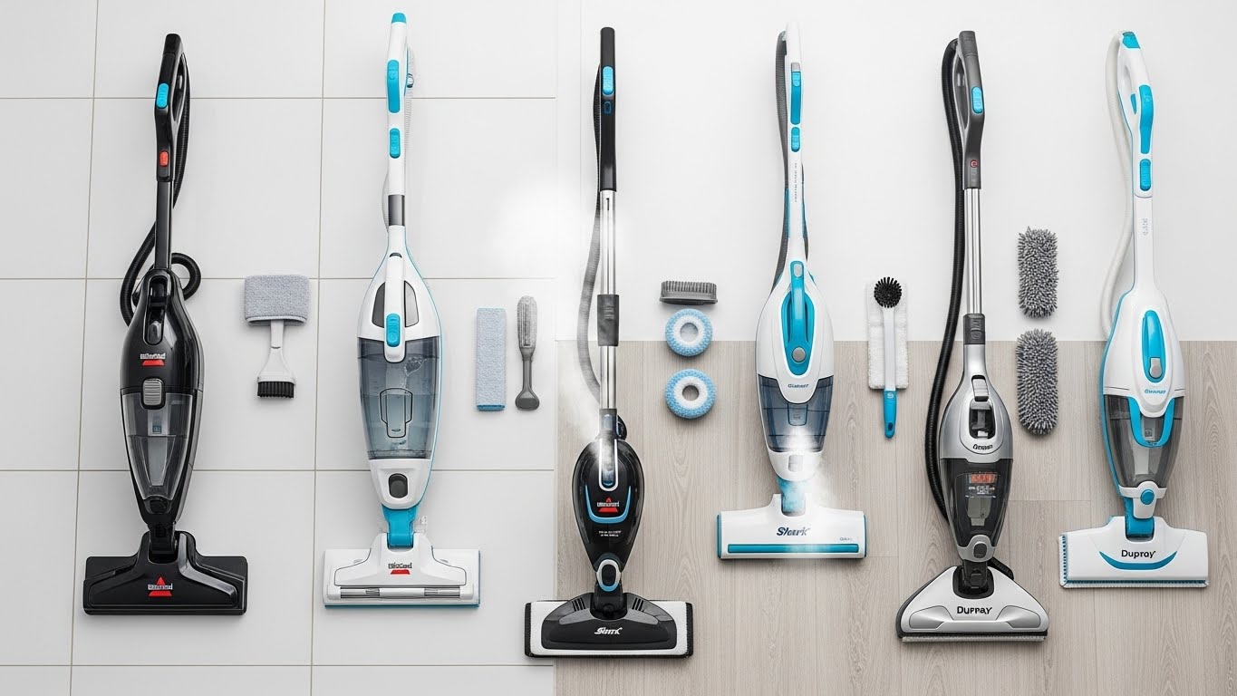Best Steam Mops for Tile & Laminate (Heat-Up Time, Pad Durability, Streak-Free Results)